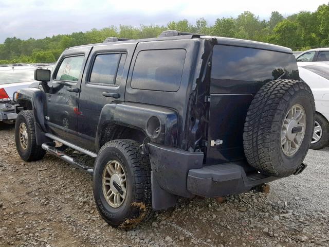 5GTDN136868102853 - 2006 HUMMER H3 BLACK photo 3