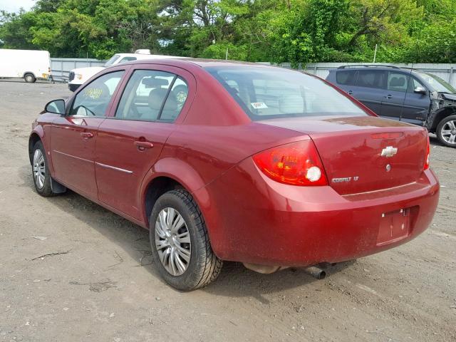 1G1AL58F077363488 - 2007 CHEVROLET COBALT LT RED photo 3