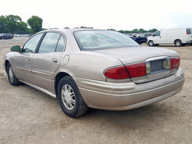 1G4HP54KX34105273 - 2003 BUICK LESABRE CU BEIGE photo 3