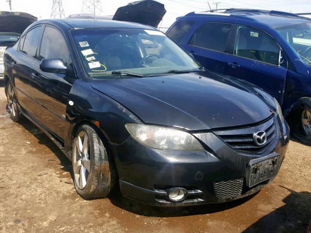 JM1BK323151334793 - 2005 MAZDA 3 S BLACK photo 1