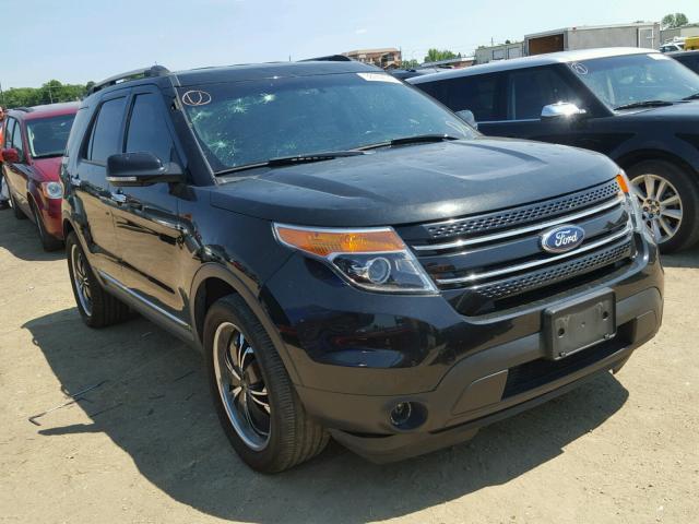 1FM5K8F89DGC12125 - 2013 FORD EXPLORER L BLACK photo 1