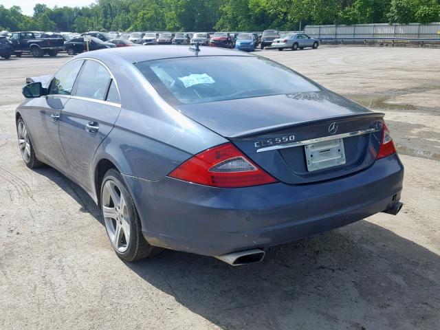 WDDDJ72X89A144085 - 2009 MERCEDES-BENZ CLS 550 TEAL photo 3