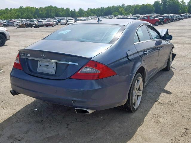 WDDDJ72X89A144085 - 2009 MERCEDES-BENZ CLS 550 TEAL photo 4