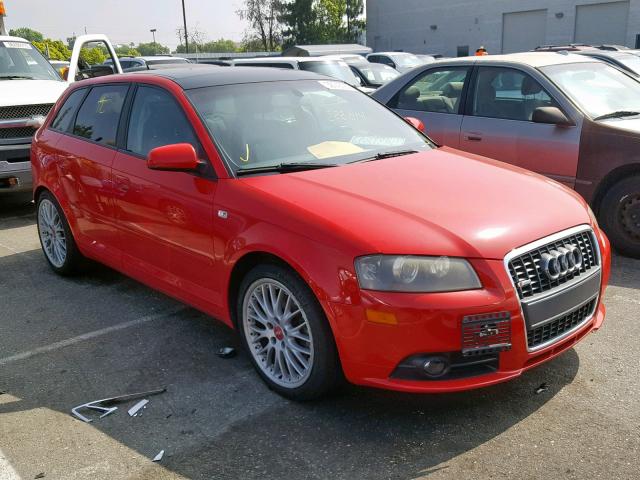 WAUKD78P56A175657 - 2006 AUDI A3 S-LINE RED photo 1