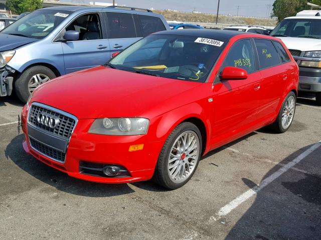 WAUKD78P56A175657 - 2006 AUDI A3 S-LINE RED photo 2