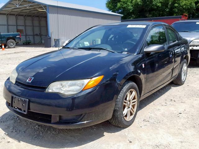 1G8AN15F17Z144696 - 2007 SATURN ION LEVEL BLACK photo 2