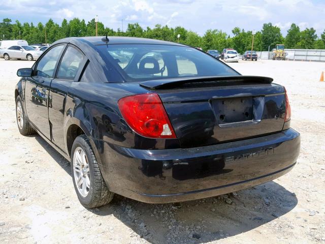 1G8AN15F17Z144696 - 2007 SATURN ION LEVEL BLACK photo 3