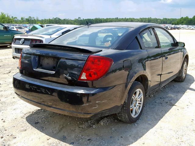 1G8AN15F17Z144696 - 2007 SATURN ION LEVEL BLACK photo 4