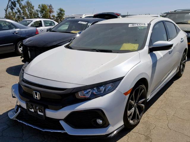 SHHFK7H49HU425300 - 2017 HONDA CIVIC SPOR WHITE photo 2