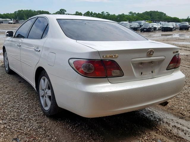 JTHBA30G940022569 - 2004 LEXUS ES 330 WHITE photo 3