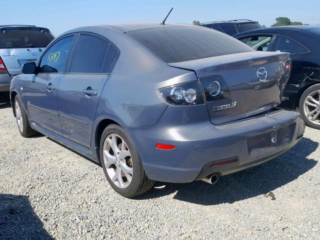 JM1BK324571627169 - 2007 MAZDA 3 S GRAY photo 3