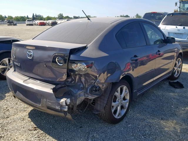 JM1BK324571627169 - 2007 MAZDA 3 S GRAY photo 4