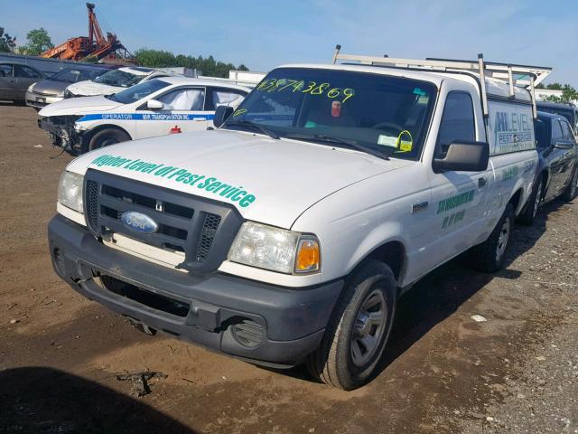 1FTYR10D18PA79473 - 2008 FORD RANGER WHITE photo 2