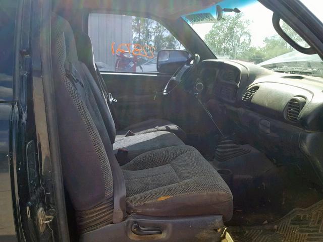 3B7KF2365XG218427 - 1999 DODGE RAM 2500 BLACK photo 5