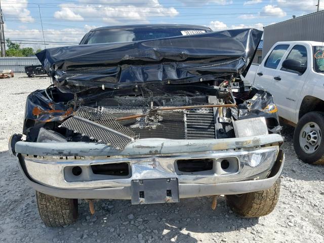 3B7KF2365XG218427 - 1999 DODGE RAM 2500 BLACK photo 9