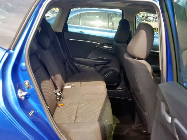 3HGGK5H8XJM718512 - 2018 HONDA FIT EX BLUE photo 6