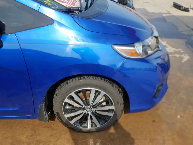 3HGGK5H8XJM718512 - 2018 HONDA FIT EX BLUE photo 9