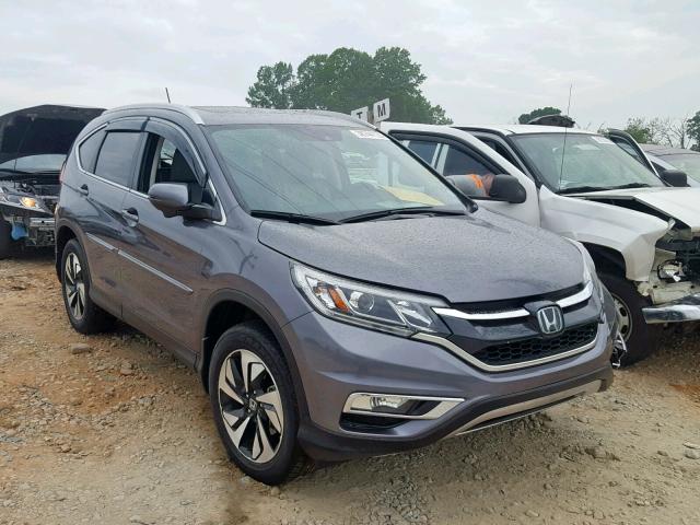 5J6RM4H99GL085445 - 2016 HONDA CR-V TOURI GRAY photo 1