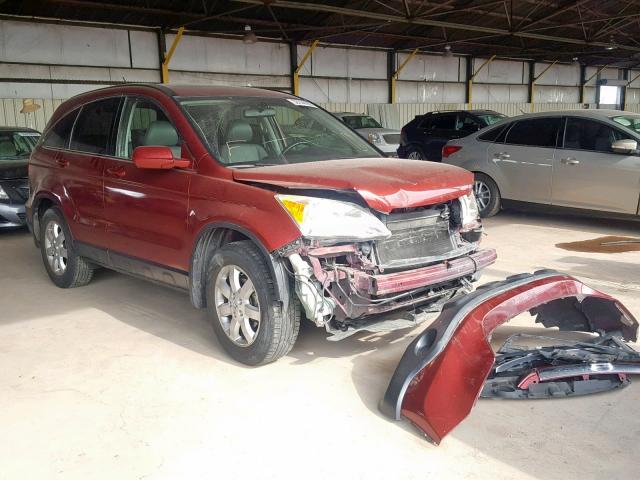 JHLRE48707C025428 - 2007 HONDA CR-V EXL RED photo 1