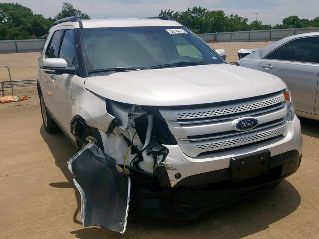 1FM5K7F81FGC38053 - 2015 FORD EXPLORER L WHITE photo 1