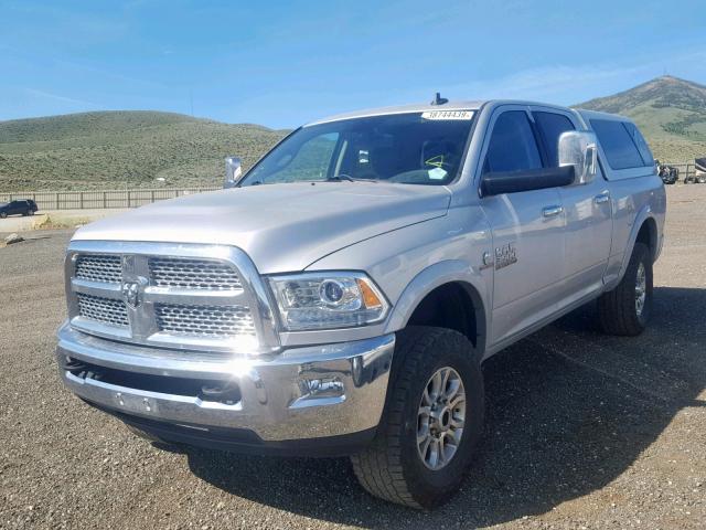 3C63R3EL4EG241917 - 2014 RAM 3500 LARAM SILVER photo 2