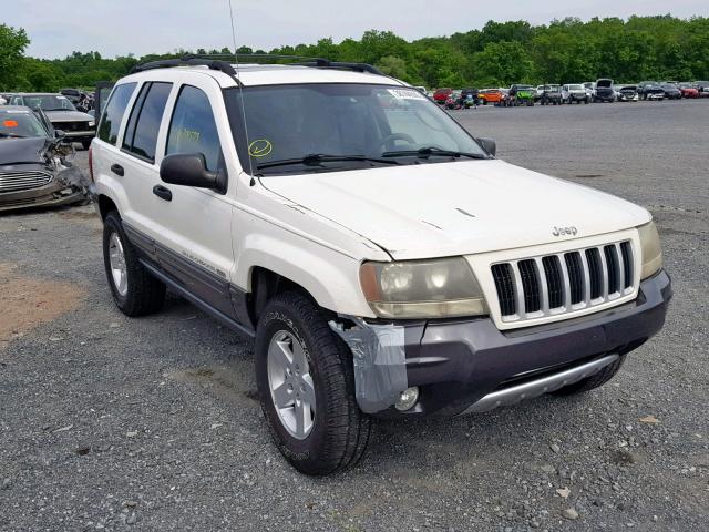 1J4GW48J34C279783 - 2004 JEEP GRAND CHER WHITE photo 1