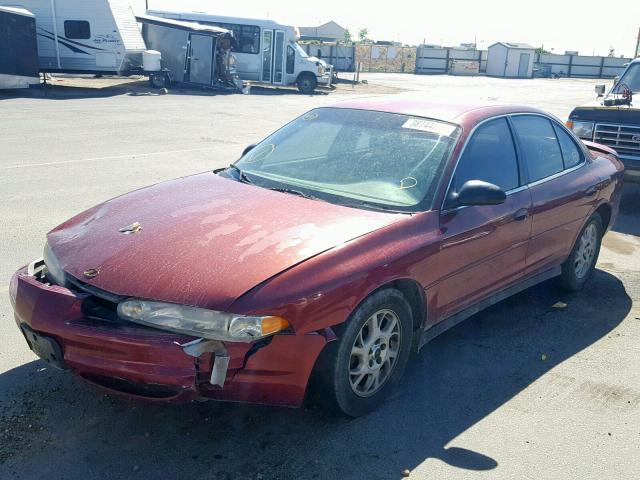 1G3WH52H71F204313 - 2001 OLDSMOBILE INTRIGUE G RED photo 2