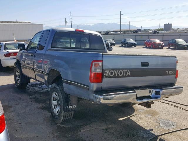 JT4UN22D0W0055037 - 1998 TOYOTA T100 XTRAC BLUE photo 3