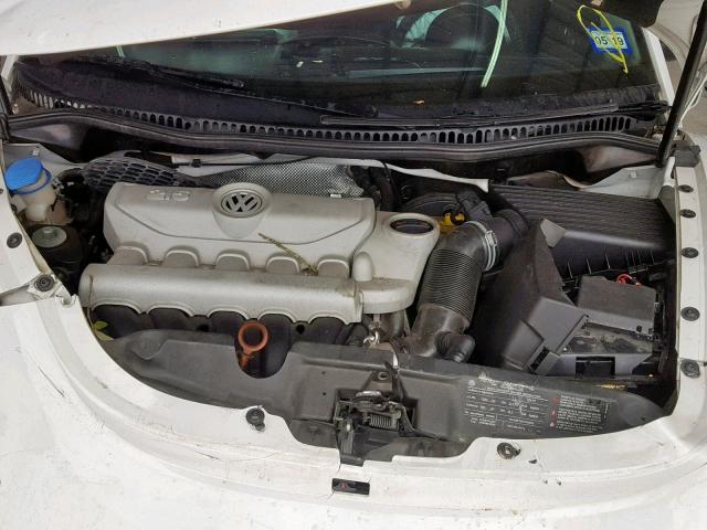 3VWPG3AG8AM011198 - 2010 VOLKSWAGEN NEW BEETLE თეთრი ფოტო 7