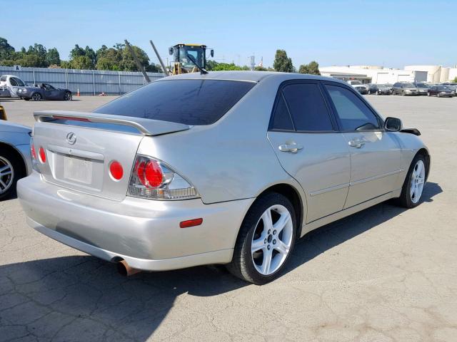 JTHBD182110023067 - 2001 LEXUS IS 300 GRAY photo 4