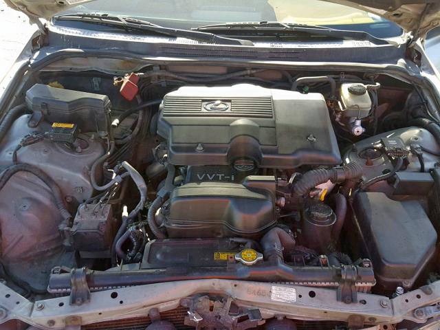 JTHBD182110023067 - 2001 LEXUS IS 300 GRAY photo 7