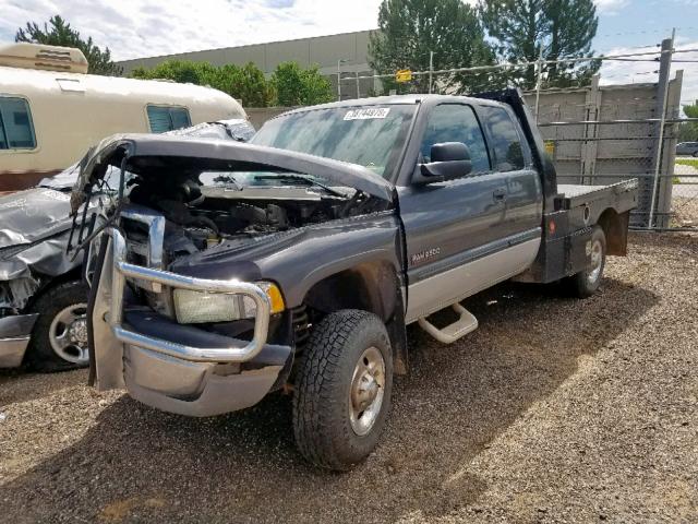 3B7KF23C22M304245 - 2002 DODGE RAM 2500 GRAY photo 2