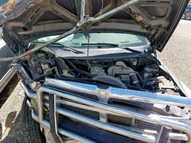 3B7KF23C22M304245 - 2002 DODGE RAM 2500 GRAY photo 7