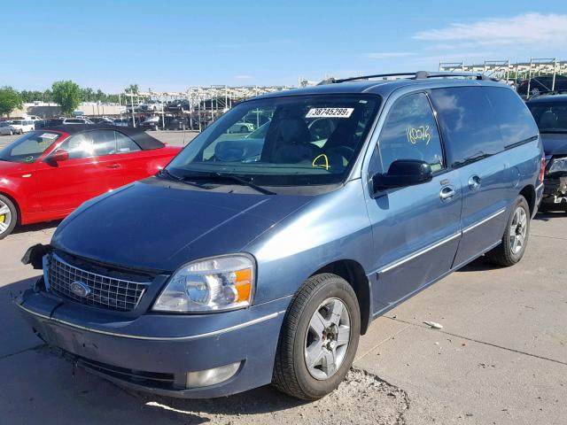 2FMZA58216BA47936 - 2006 FORD FREESTAR L BLUE photo 2