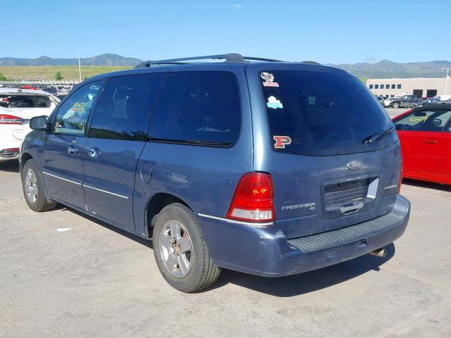 2FMZA58216BA47936 - 2006 FORD FREESTAR L BLUE photo 3