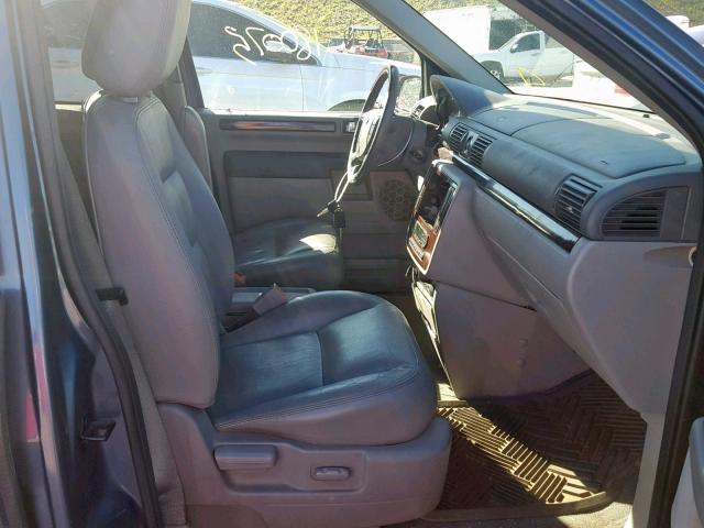 2FMZA58216BA47936 - 2006 FORD FREESTAR L BLUE photo 5