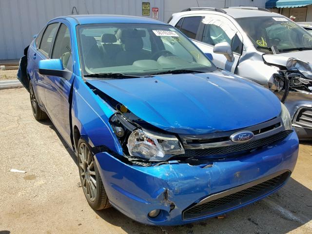 1FAHP3GNXAW162403 - 2010 FORD FOCUS SES BLUE photo 1