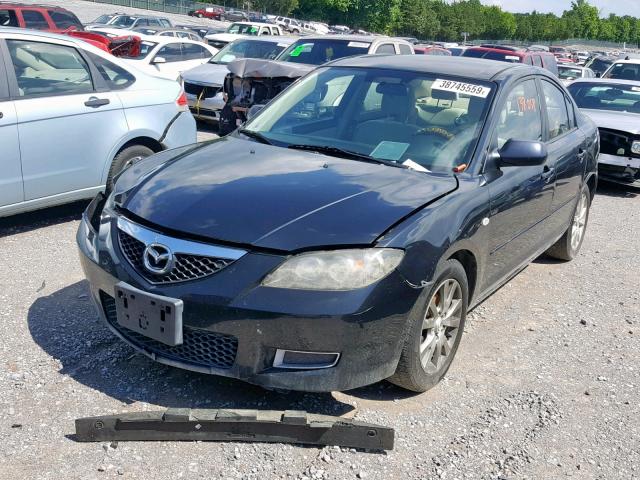 JM1BK32F881867318 - 2008 MAZDA 3 I BLACK photo 2