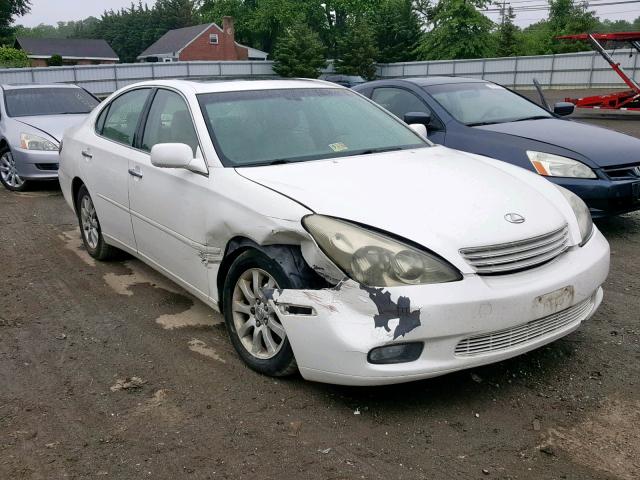 JTHBF30G236014889 - 2003 LEXUS ES 300 WHITE photo 1