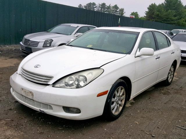 JTHBF30G236014889 - 2003 LEXUS ES 300 WHITE photo 2