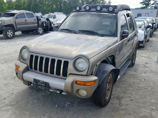 1J4GK38K73W658345 - 2003 JEEP LIBERTY RE TAN photo 2