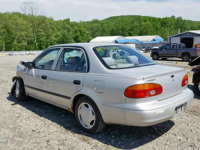 1Y1SK52852Z412346 - 2002 CHEVROLET GEO PRIZM SILVER photo 3