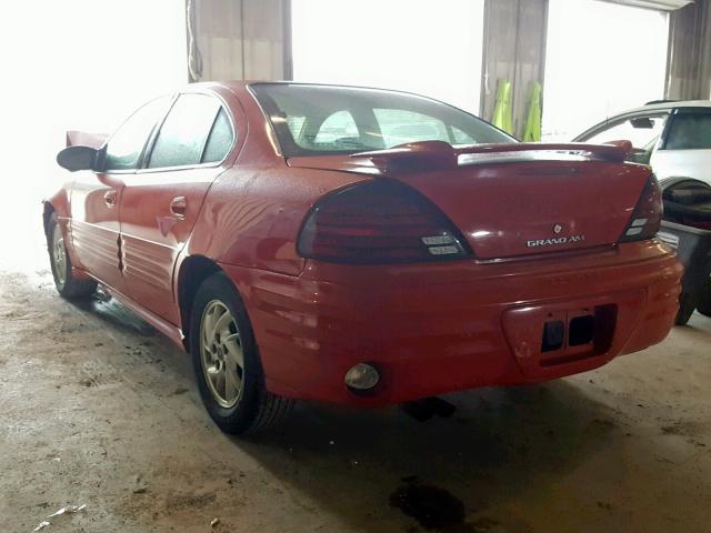 1G2NF52E82C294750 - 2002 PONTIAC GRAND AM S RED photo 3