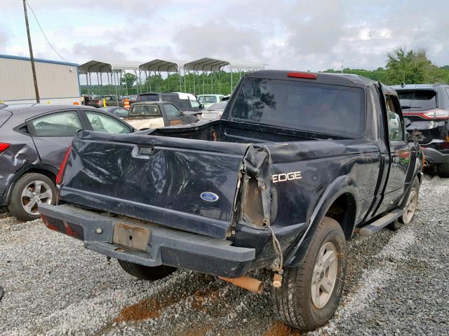 1FTYR10U15PA57839 - 2005 FORD RANGER BLACK photo 4