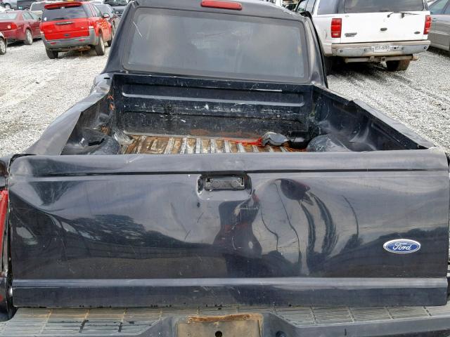 1FTYR10U15PA57839 - 2005 FORD RANGER BLACK photo 6