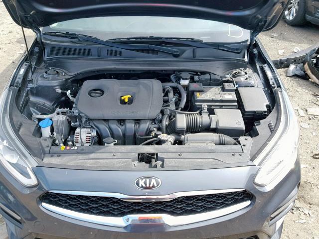 3KPF34AD7KE013347 - 2019 KIA FORTE GT L CHARCOAL photo 7