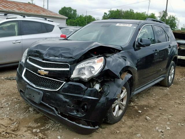 2GNALDEK3C6381794 - 2012 CHEVROLET EQUINOX LT BLACK photo 2