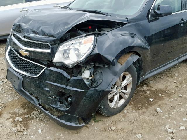 2GNALDEK3C6381794 - 2012 CHEVROLET EQUINOX LT BLACK photo 9