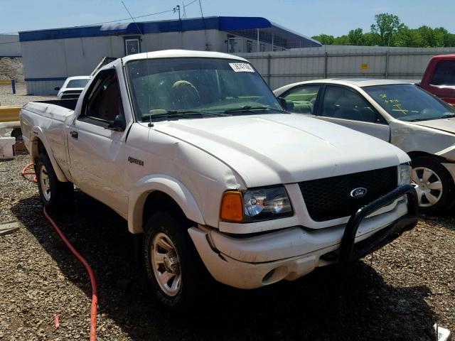 1FTYR10U81PA21205 - 2001 FORD RANGER WHITE photo 1