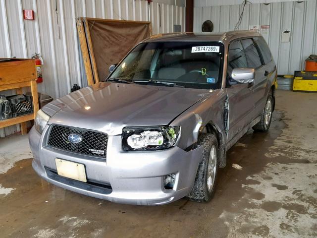 JF1SG66658H712719 - 2008 SUBARU FORESTER S SILVER photo 2